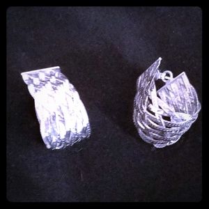 Sterling Silver Braided Earrings